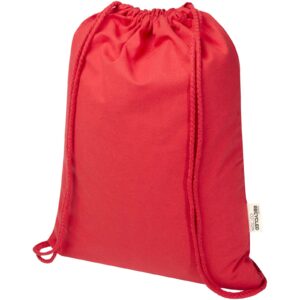 Sac Peru Blend de 5 L avec cordon en coton recyclé 180 g/m2 certifié GRS – vue 4