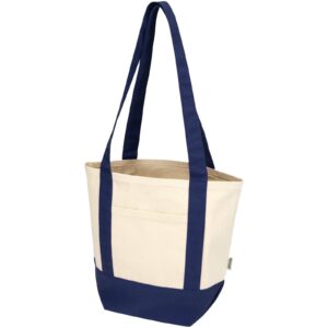 Mini sac shopping Sam en coton recyclé GRS 320 g/m2 – vue 3