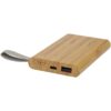 Batterie de secours Tulda de 5 000 mAh en bambou