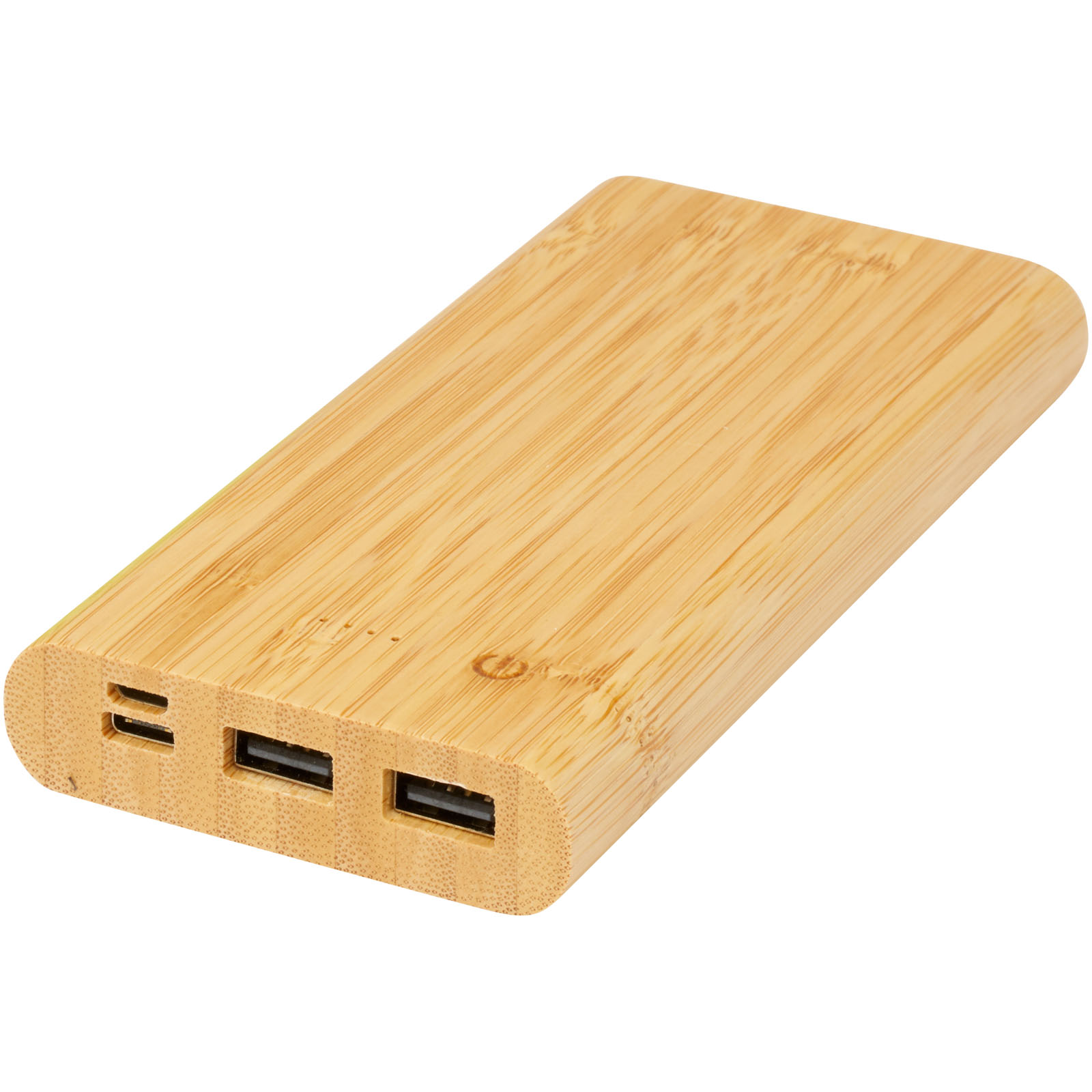 Batterie de secours Tulda de 10,000 mAh en bambou Batterie de secours Tulda de 10,000 mAh en bambou
