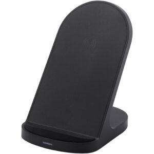 Socle de charge sans fil Loop de 15 W à double bobine en plastique recyclé certifié RCS – vue 2