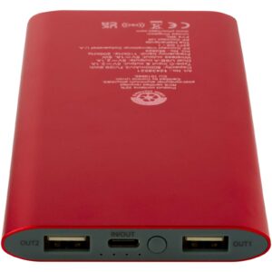 Batterie de secours sans fil en aluminium recyclé Juice type-C de 8 000 mAh – vue 2