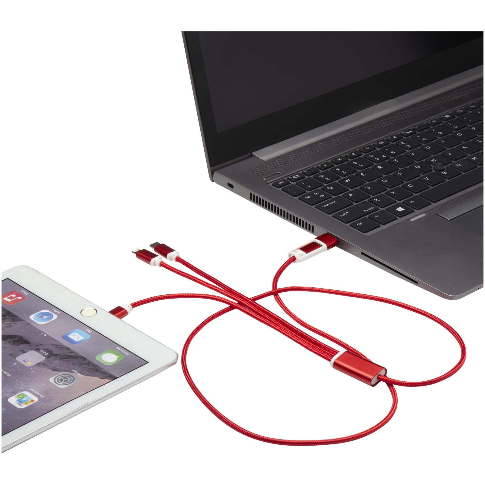 Câble de charge 5-1 Versatile en aluminium recyclé Câble de charge 5-1 Versatile en aluminium recyclé – vue 2