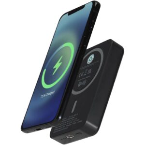 Batterie de secours Acrab magnétique sans fil de 10 000 mAh et 15 W avec PD de 20 W – fabriquée en plastique recyclé – vue 3