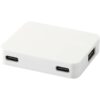 Hub USB 4 ports Gaia avec sortie USB-A et Type-C et double entrée – fabriqué en plastique recyclé