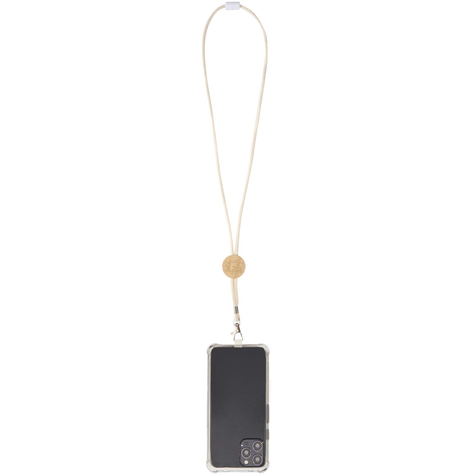 Tour de cou Adhab pour smartphone avec détails en bambou Tour de cou Adhab pour smartphone avec détails en bambou – vue 2