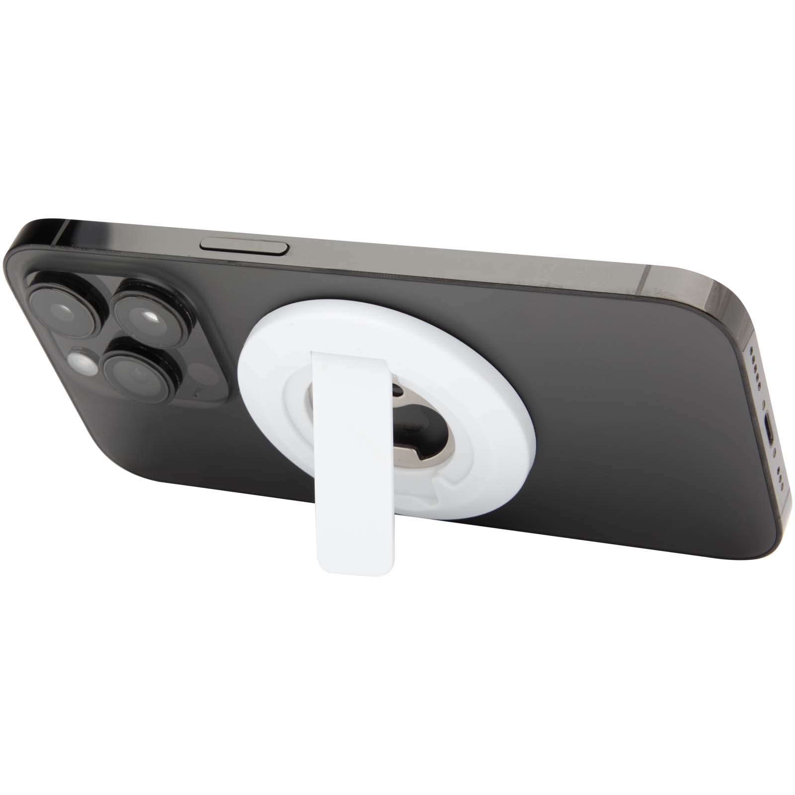 Support de téléphone magnétique Ain en plastique recyclé avec décapsuleur Support de téléphone magnétique Ain en plastique recyclé avec décapsuleur