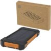 Batterie de secours solaire Altair robuste de 5 000 mAh et 10 W en plastique recyclé avec lampe de poche intégrée