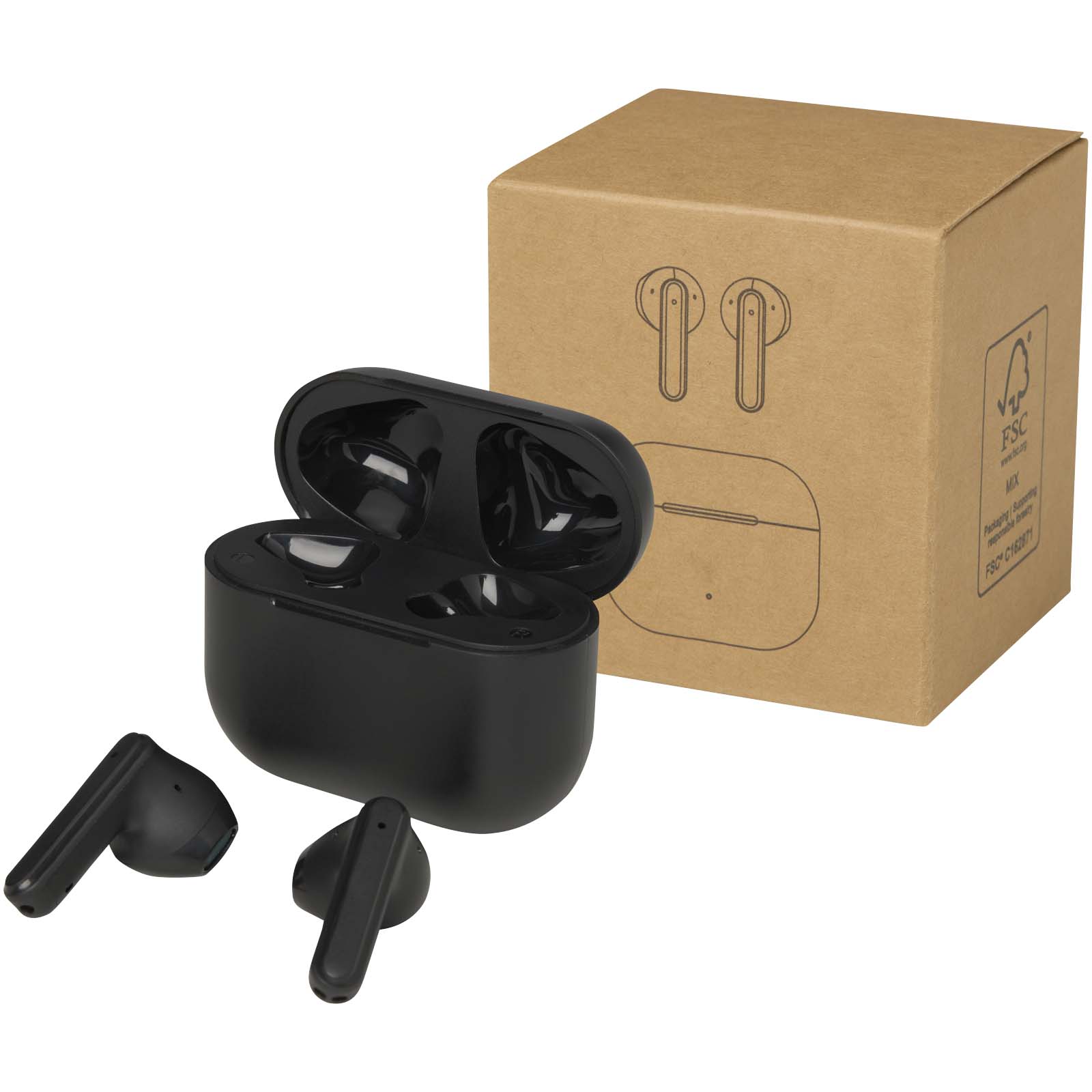 Oreillette Bluetooth® True Wireless Altais sans fil en plastique recyclé Oreillette Bluetooth® True Wireless Altais sans fil en plastique recyclé – vue 3