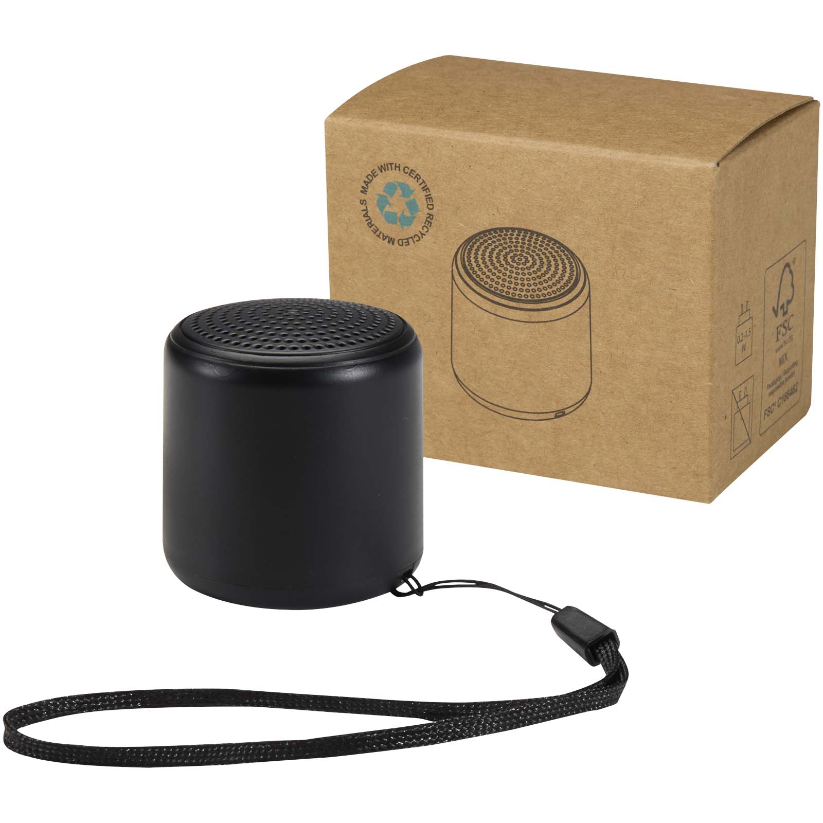 Enceinte sans fil Velkis sans fil Bluetooth® en plastique recyclé Enceinte sans fil Velkis sans fil Bluetooth® en plastique recyclé – vue 3