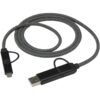 Câble de recharge magnétique 4-en-1 SMART 65 W, 100 cm, certifié RCS