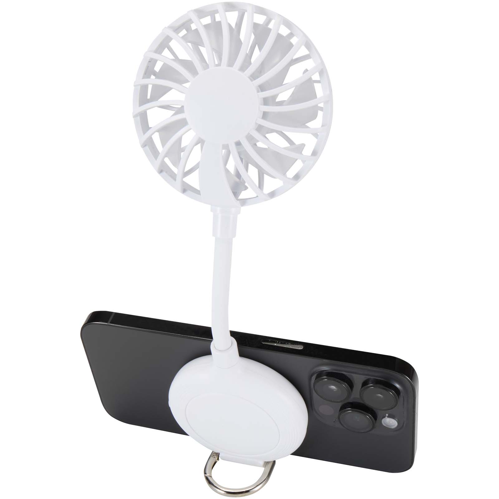 Ventilateur portable magnétique en plastique recyclé Ventio Ventilateur portable magnétique en plastique recyclé Ventio