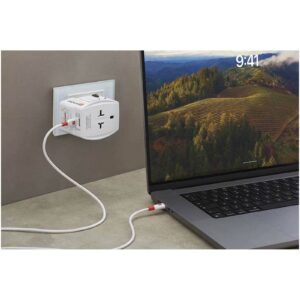 Adaptateur universel SKROSS® MUV AC65PD avec câble USB-C – vue 2