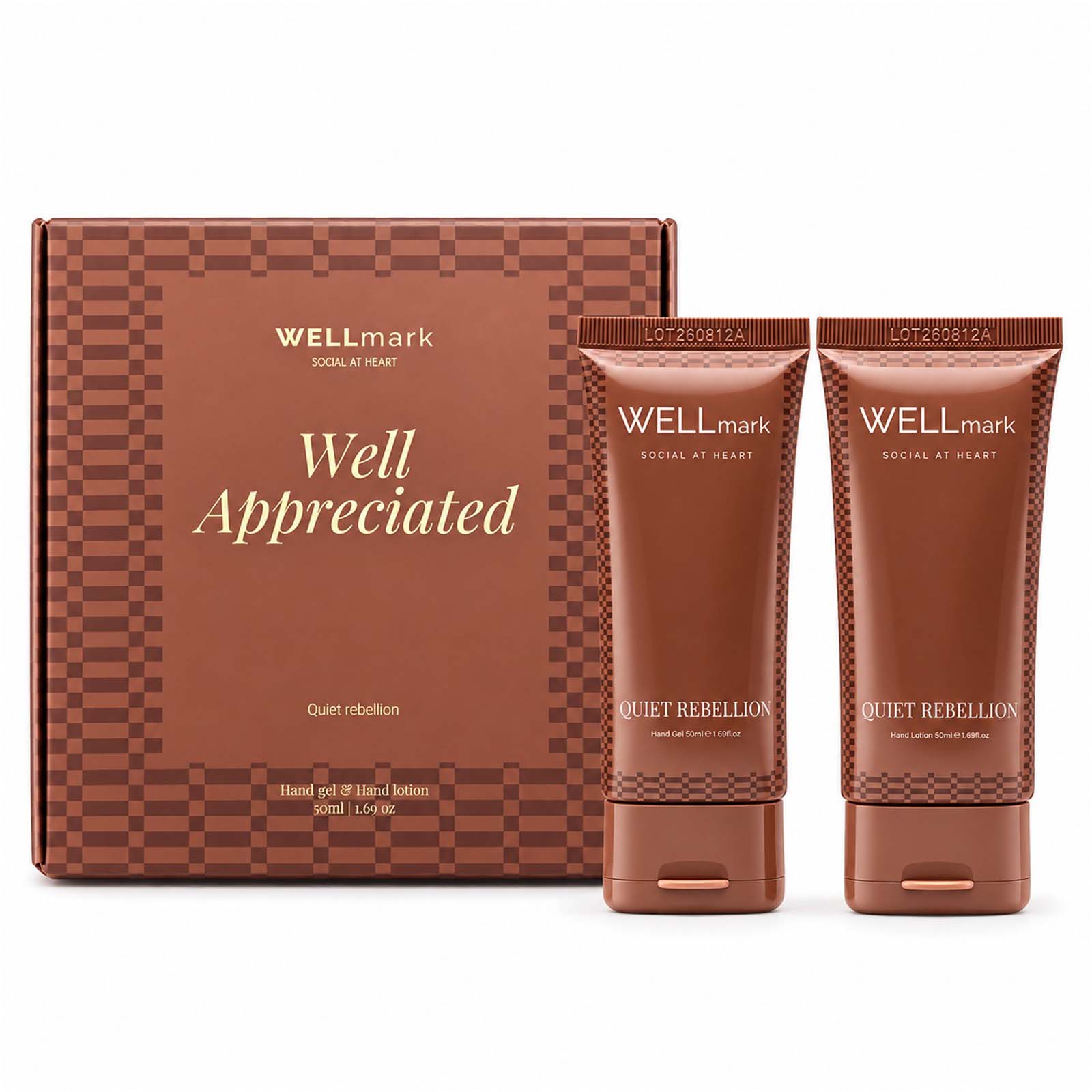Coffret cadeau Wellmark Quite Rebellion comprenant un savon pour les mains de 70 ml et une lotion pour les mains de 70 ml Coffret cadeau Wellmark Quite Rebellion comprenant un savon pour les mains de 70 ml et une lotion pour les mains de 70 ml
