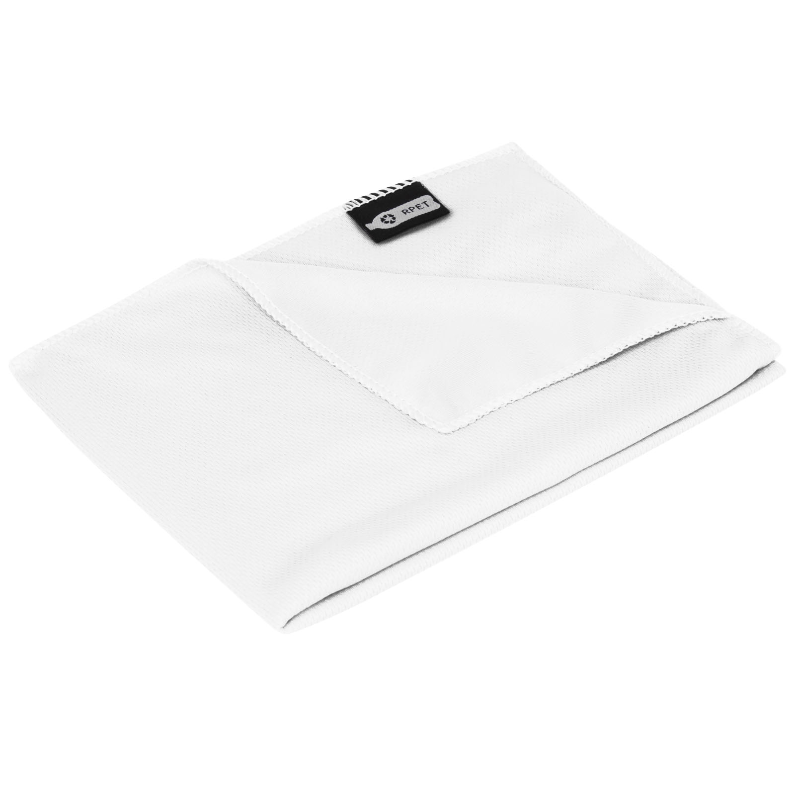 Serviette de sport rafraîchissante en PET recyclé Raquel avec pochette 80 x 30 cm Serviette de sport rafraîchissante en PET recyclé Raquel avec pochette 80 x 30 cm – vue 2