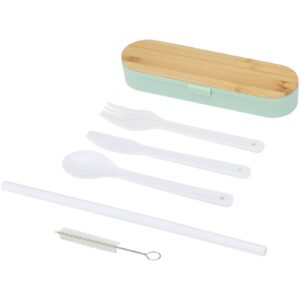 Ensemble de couverts Runa avec couvercle en bambou – vue 4