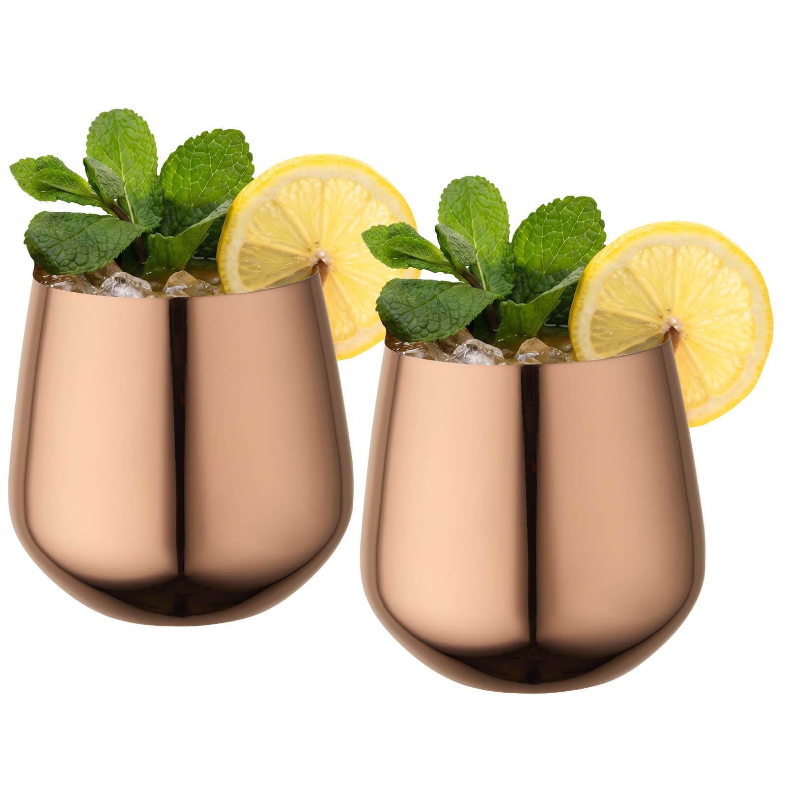 Lot de tasses en acier inoxydable Cascade 540 ml Lot de tasses en acier inoxydable Cascade 540 ml – vue 2