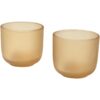 Gobelets en verre Male de 200 ml – lot de 2 en finition mate