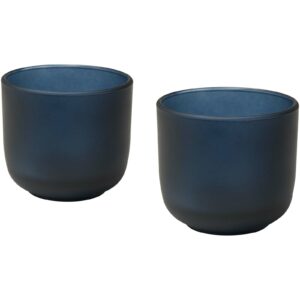 Gobelets en verre Male de 200 ml – lot de 2 en finition mate – vue 2