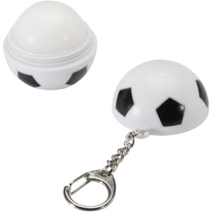 Baume à lèvres vanille en forme de ballon de football Rami avec FPS 15 et porte-clés