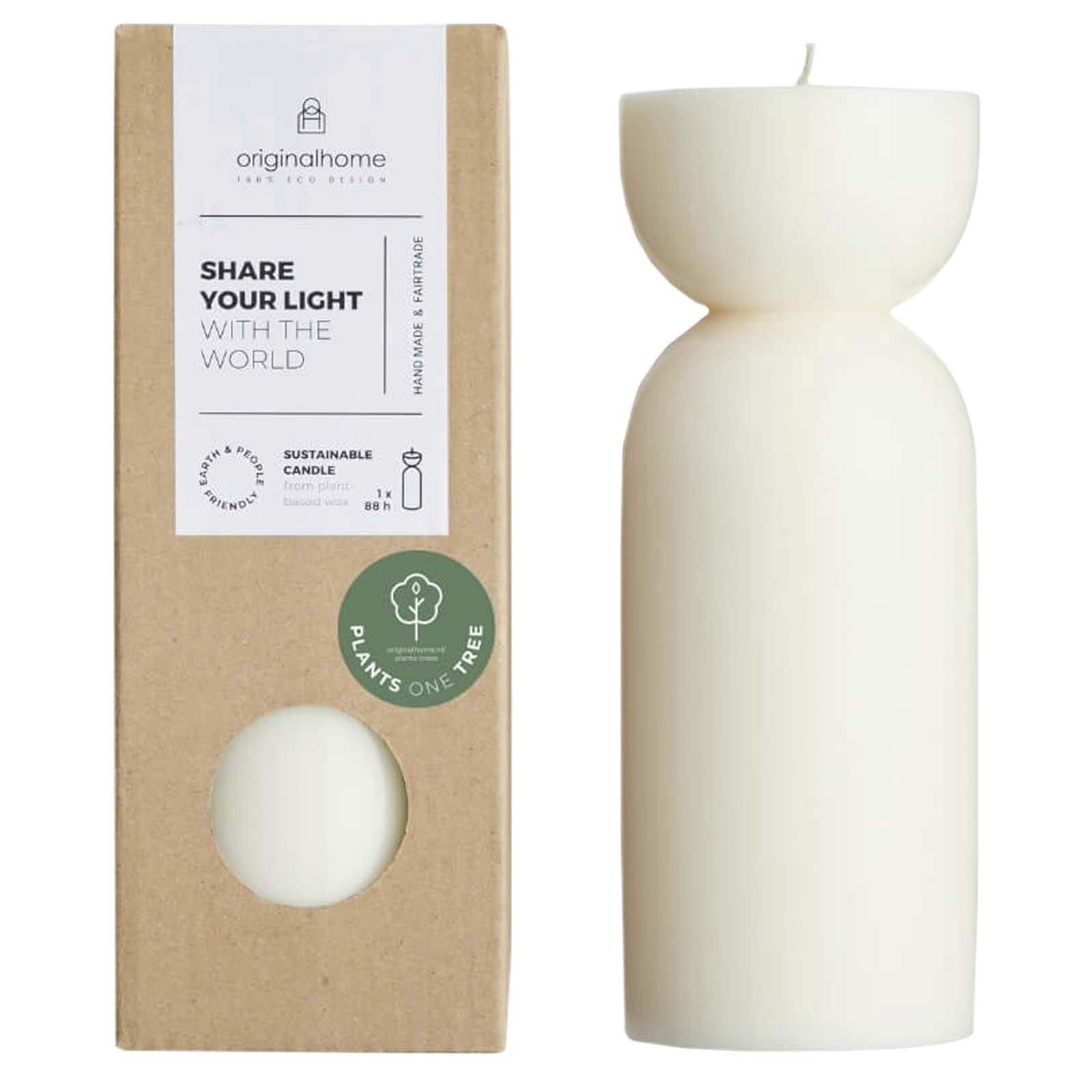 Bougie bio Originalhome de taille moyenne Bougie bio Originalhome de taille moyenne
