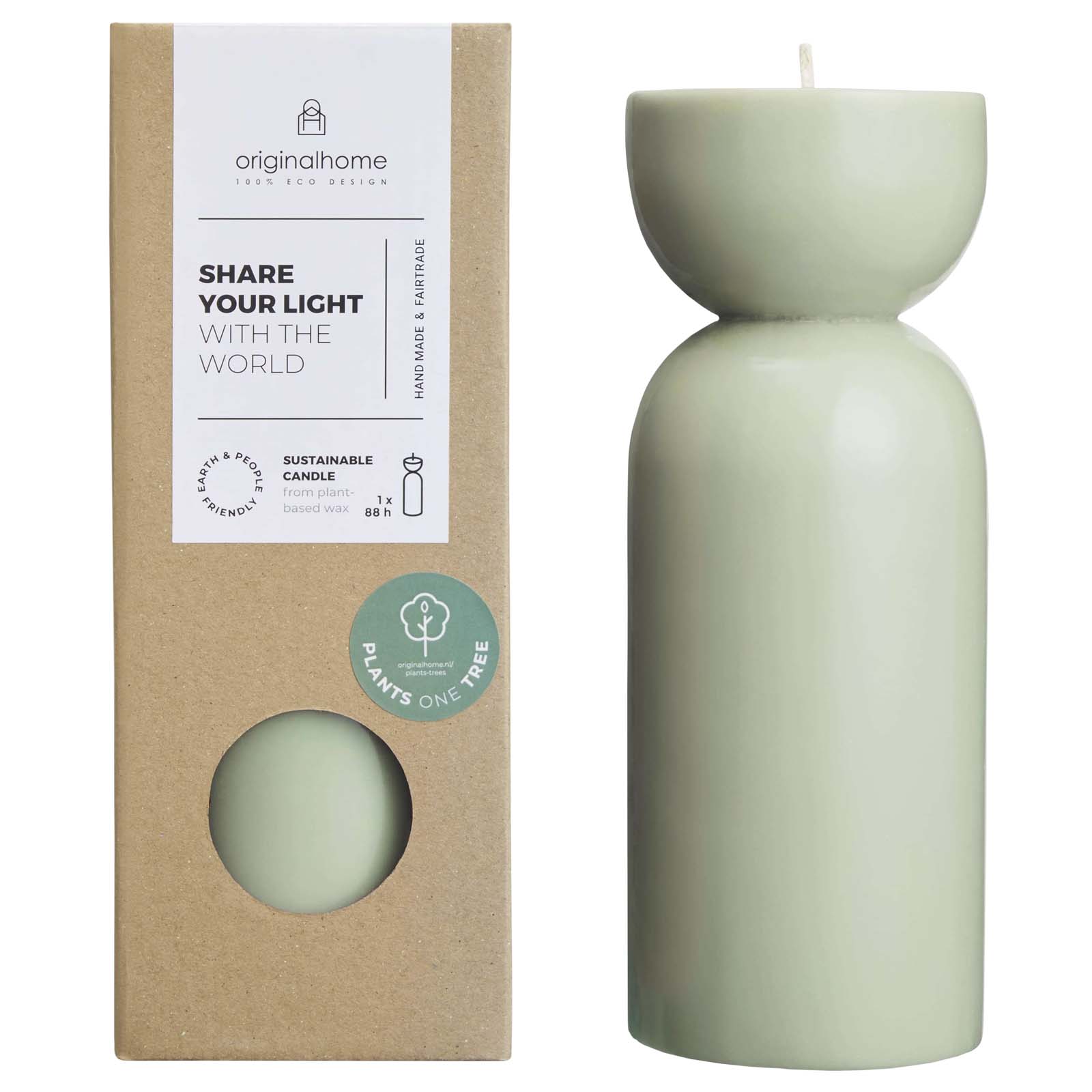 Bougie bio Originalhome de taille moyenne Bougie bio Originalhome de taille moyenne – vue 3
