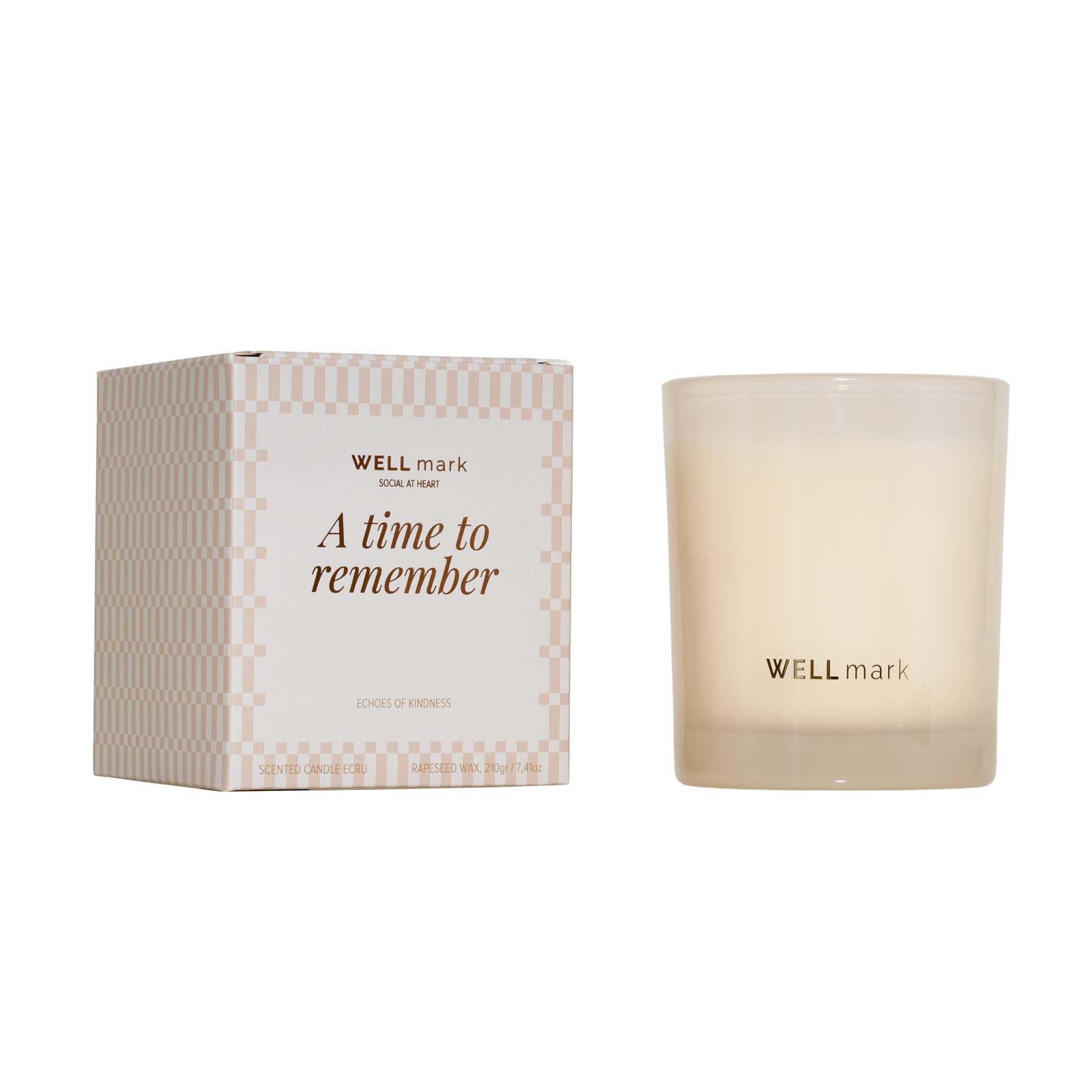 Bougie parfumée Wellmark Echoes of Kindness de 210 g Bougie parfumée Wellmark Echoes of Kindness de 210 g