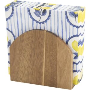 Porte-serviettes en bois d&rsquo;acacia