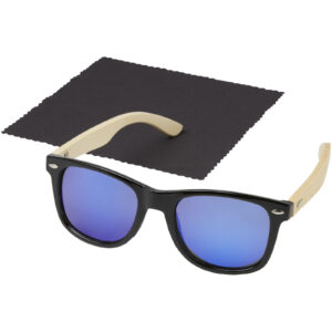 Lunettes de soleil polarisées miroir Taiyō en rPET/bambou dans coffret cadeau – vue 2