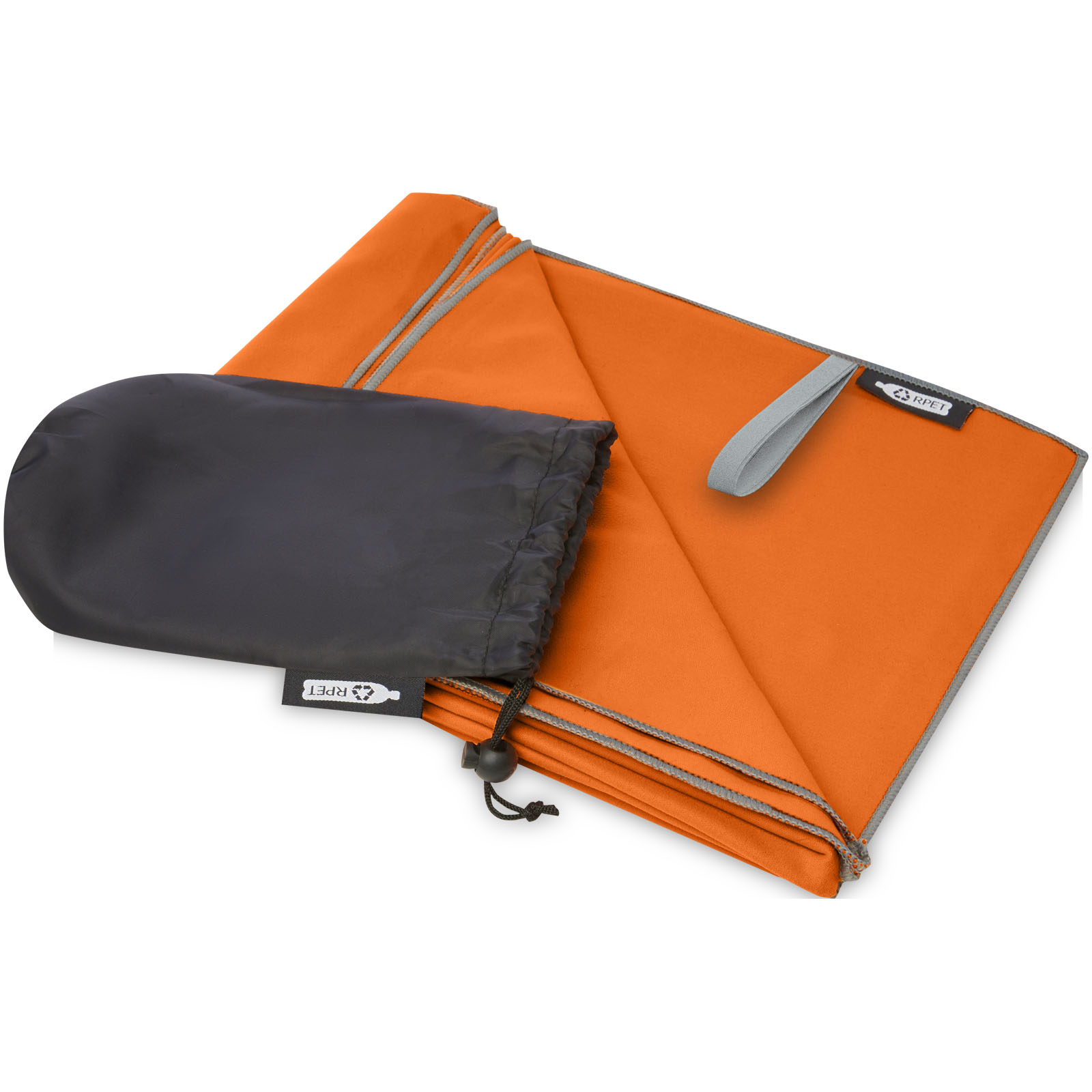 Serviette Pieter ultra-légère à séchage rapide fabriquée en PET recyclé 130 x 80 cm Serviette Pieter ultra-légère à séchage rapide fabriquée en PET recyclé 130 x 80 cm