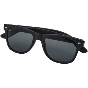 Lunettes de soleil Arlo en bambou avec revêtement noir – vue 2