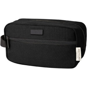 Pochette pour accessoires de voyage Joey de 3,5 L en toile recyclée certifiée GRS – vue 3
