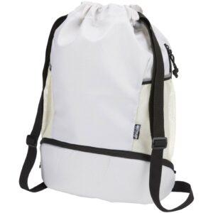 Sac de sport Varyon à cordon en matériaux recyclés certifiés GRS avec compartiment inférieur de 18 L