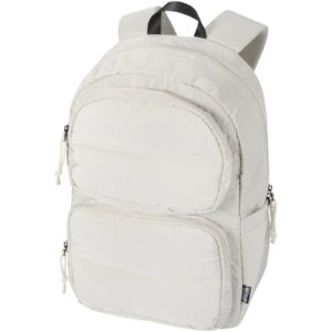 Sac à dos pour ordinateur portable Puffer de 15,6&Prime; recyclé et certifié GRS, de15 L