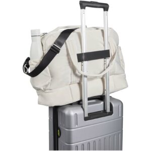 Sac de voyage Puffer recyclé certifié GRS avec fond isolé de 30 L – vue 2