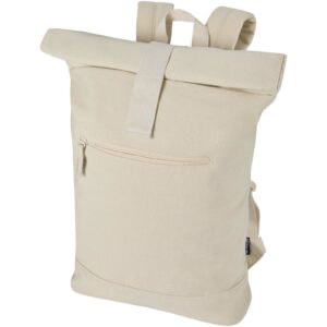 Sac à dos à fermeture enroulable Recanvas recyclé et certifié GRS de 14&Prime; et 16 L