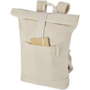 Sac à dos à fermeture enroulable Recanvas recyclé et certifié GRS de 14″ et 16 L – vue 2