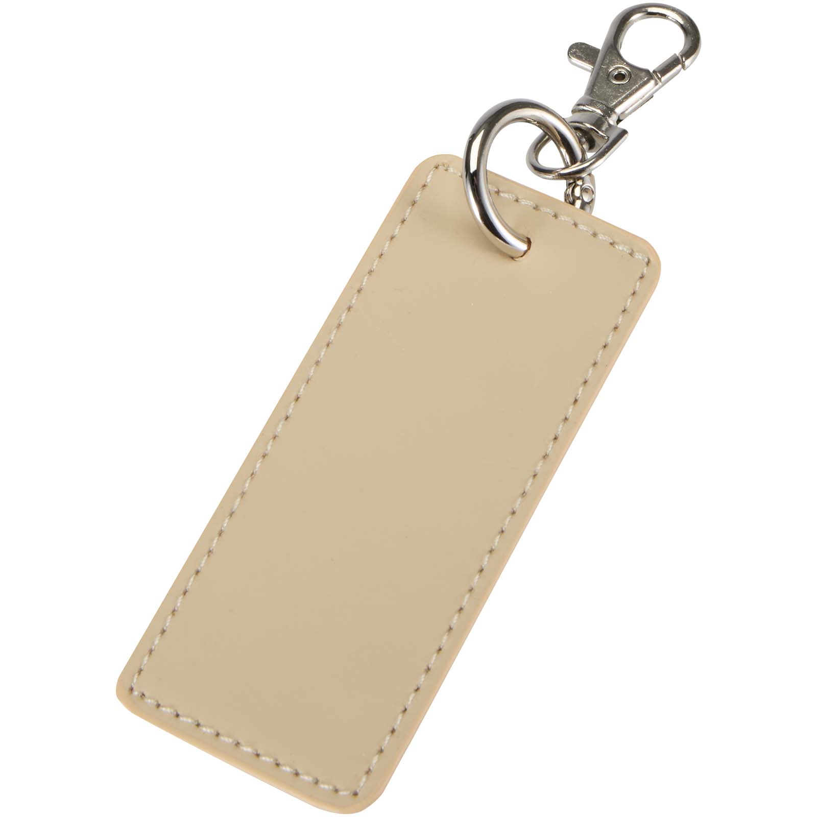 Porte-clés rectangulaire à breloques en matériaux recyclés certifié GRS Resi Plus Porte-clés rectangulaire à breloques en matériaux recyclés certifié GRS Resi Plus