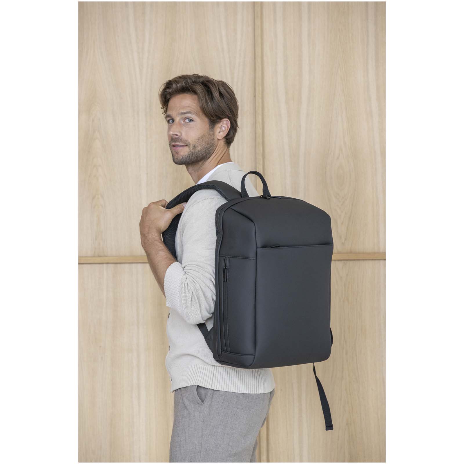Sac à dos pour ordinateur portable SMART 15 pouces en GRS recyclé, 18 L Sac à dos pour ordinateur portable SMART 15 pouces en GRS recyclé, 18 L – vue 2