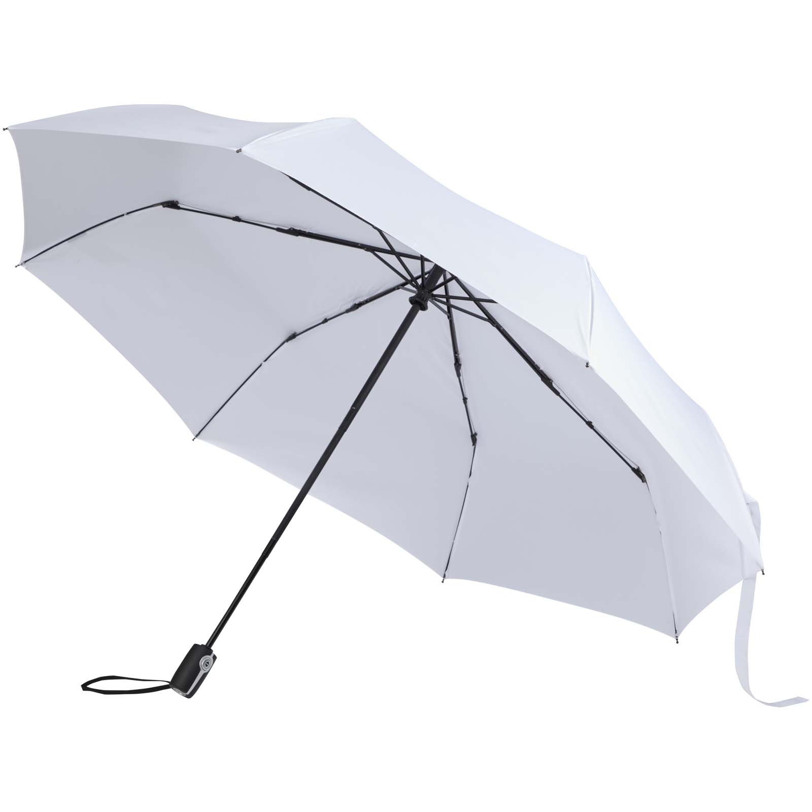 Parapluie pliable Gale de 69 cm à ouverture et fermeture automatiques en RPET Parapluie pliable Gale de 69 cm à ouverture et fermeture automatiques en RPET