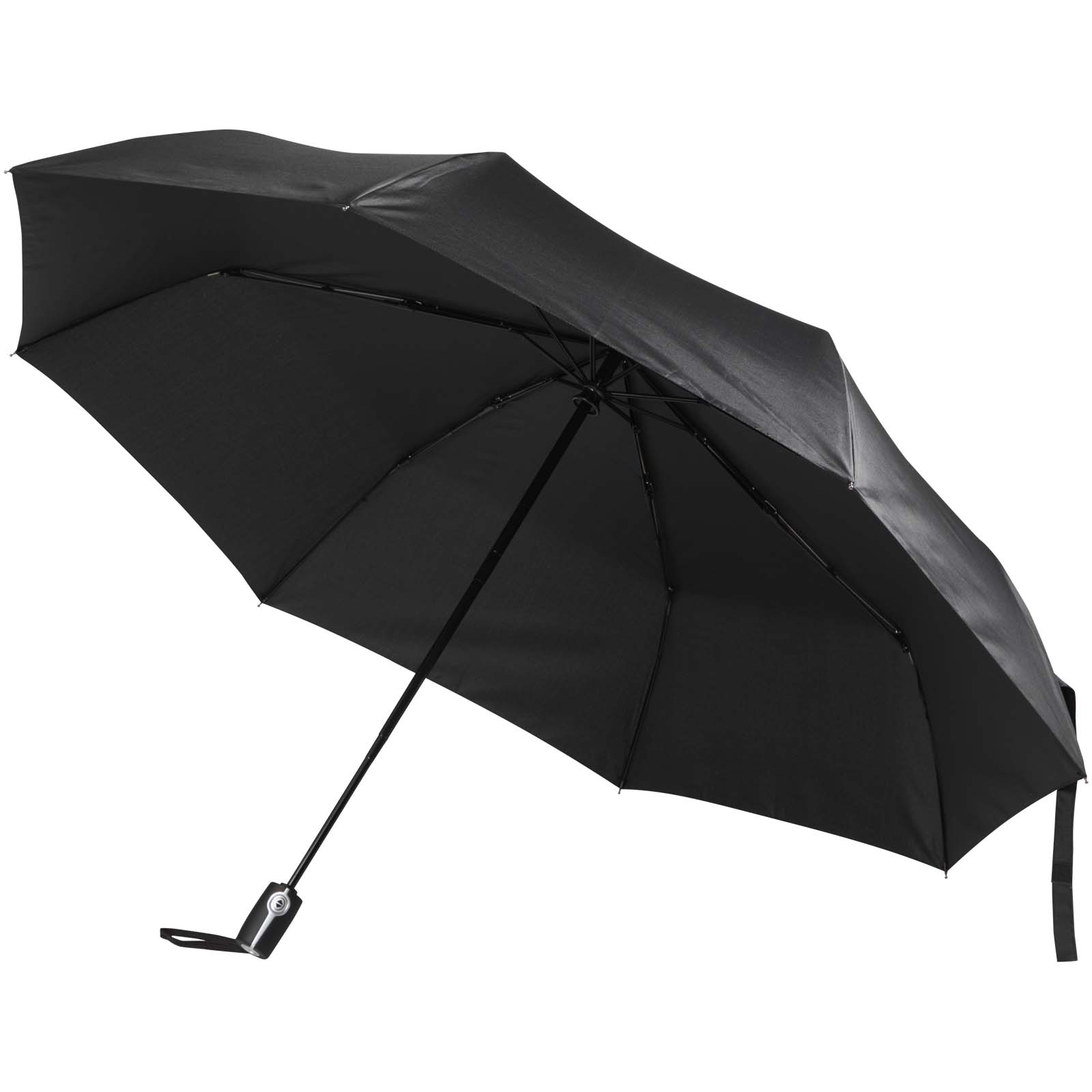 Parapluie pliable Gale de 69 cm à ouverture et fermeture automatiques en RPET Parapluie pliable Gale de 69 cm à ouverture et fermeture automatiques en RPET – vue 4