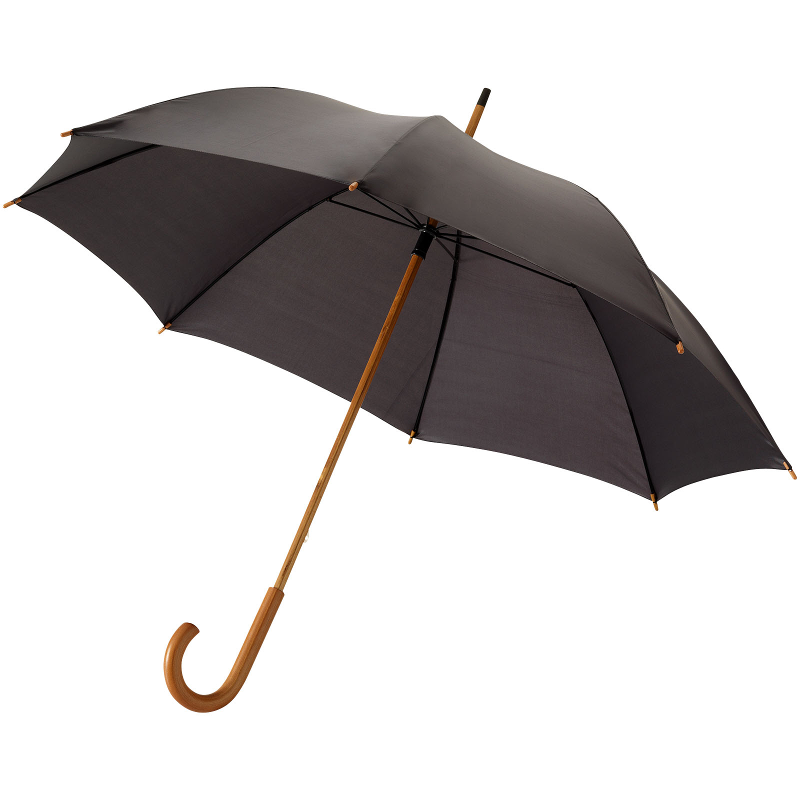 Parapluie 23″ avec poignée et mât en bois Jova Parapluie 23″ avec poignée et mât en bois Jova – vue 2