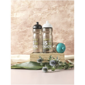 Bouteille de sport H2O Active® Eco Base 650ml avec couvercle dôme – vue 2
