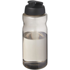 Bouteille de sport H2O Active® Eco Big Base de 1 litre à couvercle rabattable – vue 3