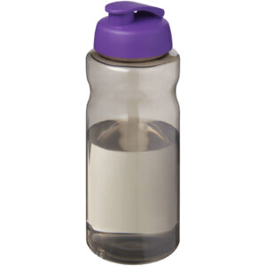 Bouteille de sport H2O Active® Eco Big Base de 1 litre à couvercle rabattable – vue 4