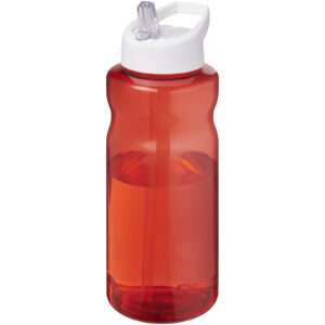 Bouteille de sport H2O Active® Eco Big Base de 1 litre avec couvercle à bec verseur