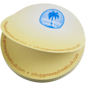 Post-its recyclés Sticky-Mate® en forme de cercle – vue 2