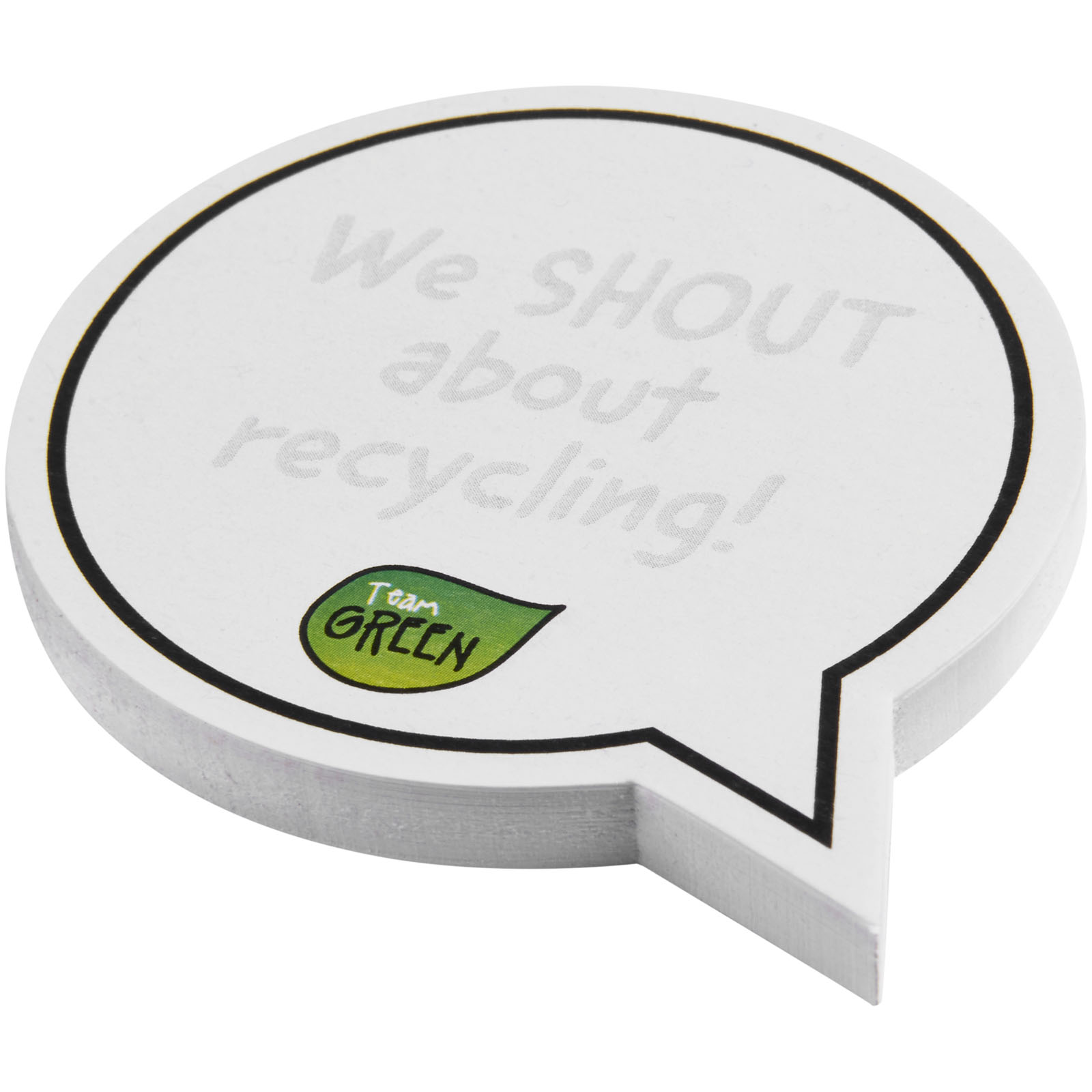 Post-its recyclés Sticky-Mate® en forme de bulles Post-its recyclés Sticky-Mate® en forme de bulles
