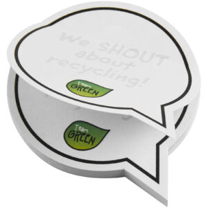 Post-its recyclés Sticky-Mate® en forme de bulles – vue 2