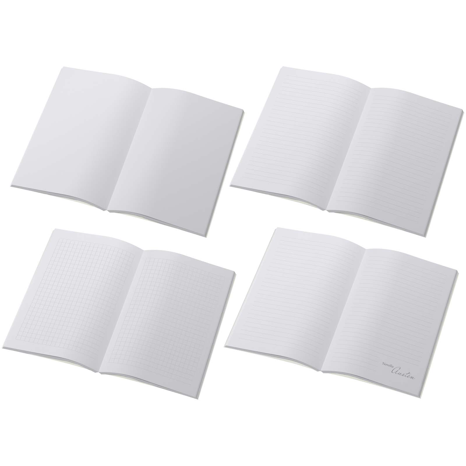 Cahier Novella Austen Colours recyclé A5 à couverture souple de 50 feuilles Cahier Novella Austen Colours recyclé A5 à couverture souple de 50 feuilles – vue 2